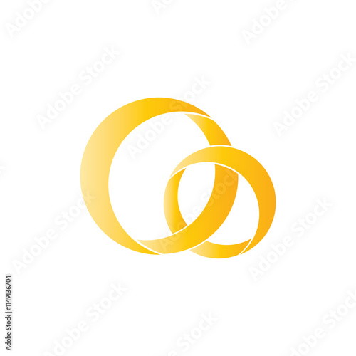 Wedding ring icon. Jewelry logo. Engagement diamond ring icon. Proposal symbol. Brilliant gold jewellery vector illustration isolated.