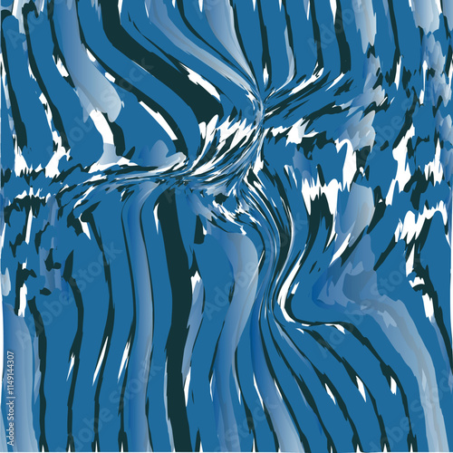 Texture in the form of twisted metal plates with long formations.