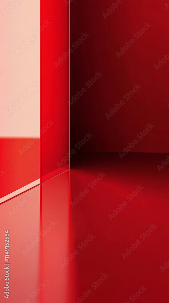 A bold red background with a subtle glossy finish A bold red background with a subtle glossy finish