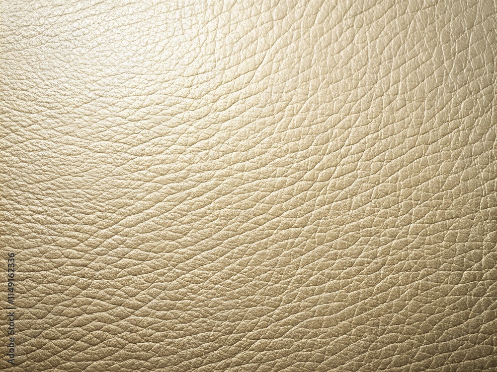 Luxurious Pearly White Creased Leather Texture Background - Premium Stock Photo