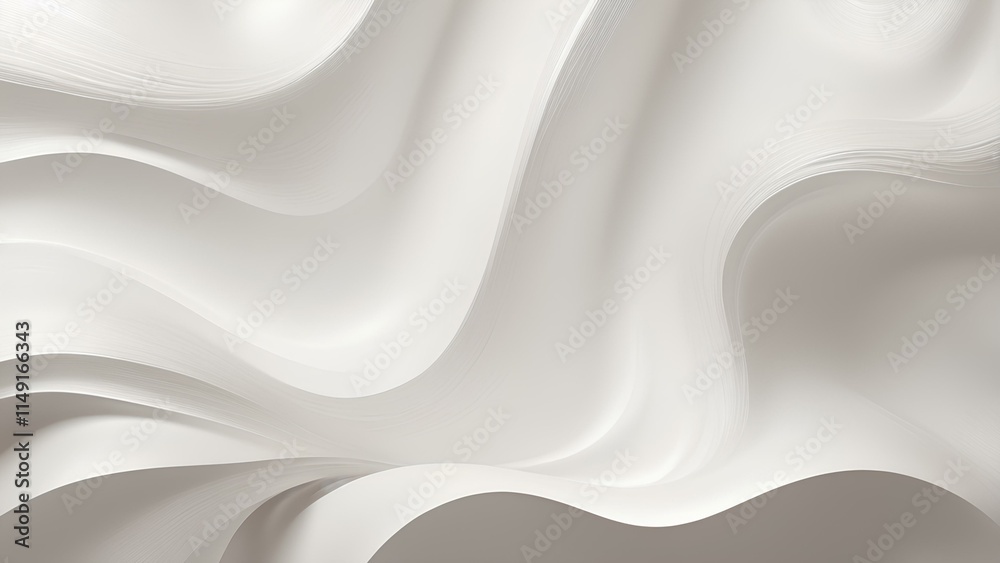 Obraz premium white abstract background with waves