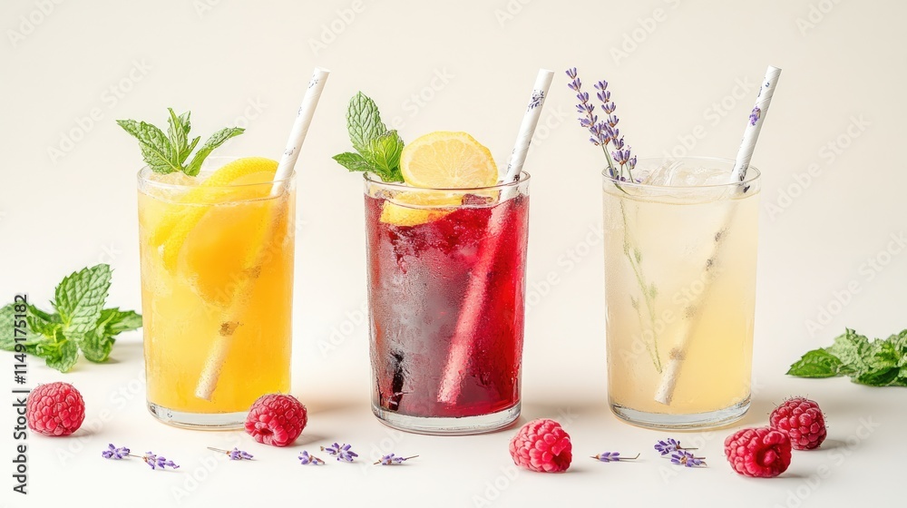 Refreshing Summer Drinks with Mint and Lavender Refreshing Summer Drinks with Mint and Lavender