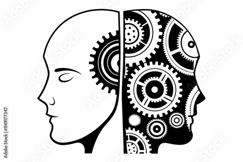 human head silhouette