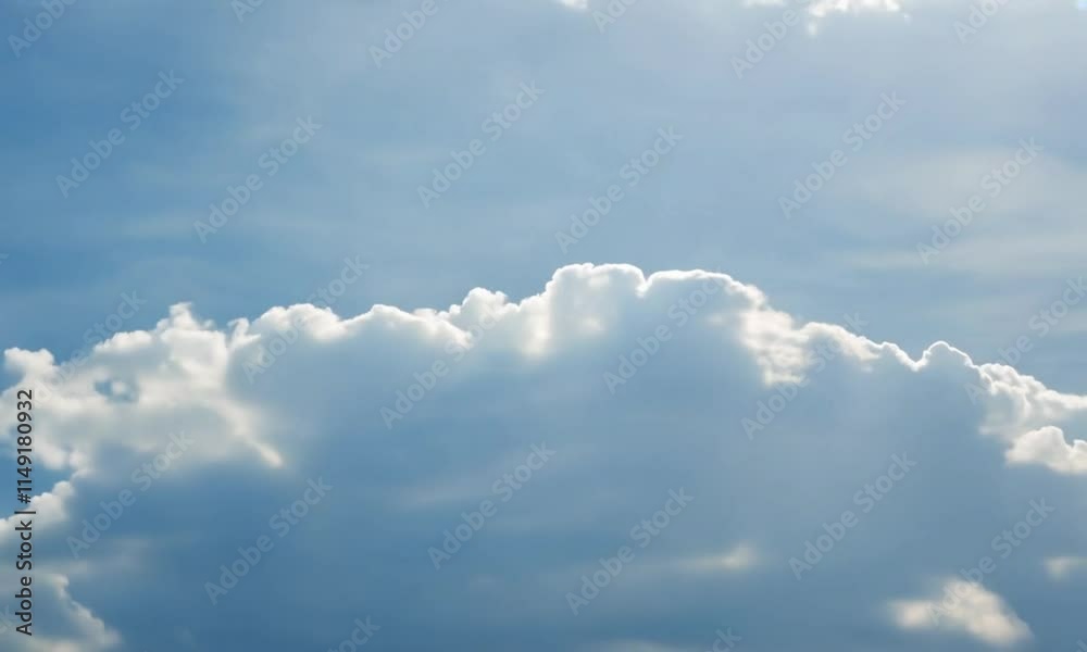 Heavenly Cloudscape in Pure Blue Sky Heavenly Cloudscape in Pure Blue Sky