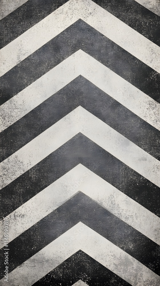 Black and Off-White Chevron Stripe Pattern Background Black and Off-White Chevron Stripe Pattern Background