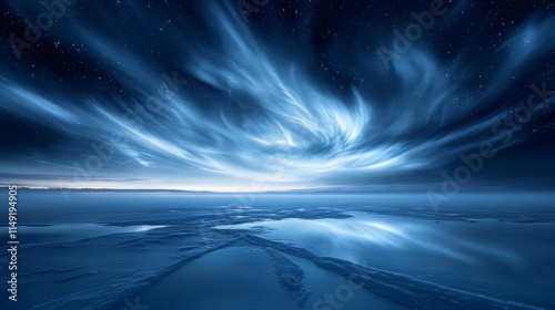 Snowstorm Over Lake Saimaa