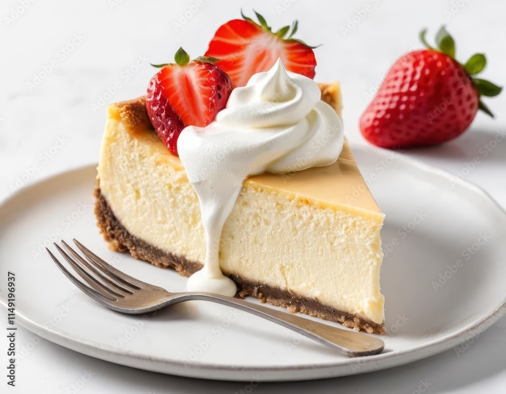 cheesecake with strawberries cheesecake with strawberries