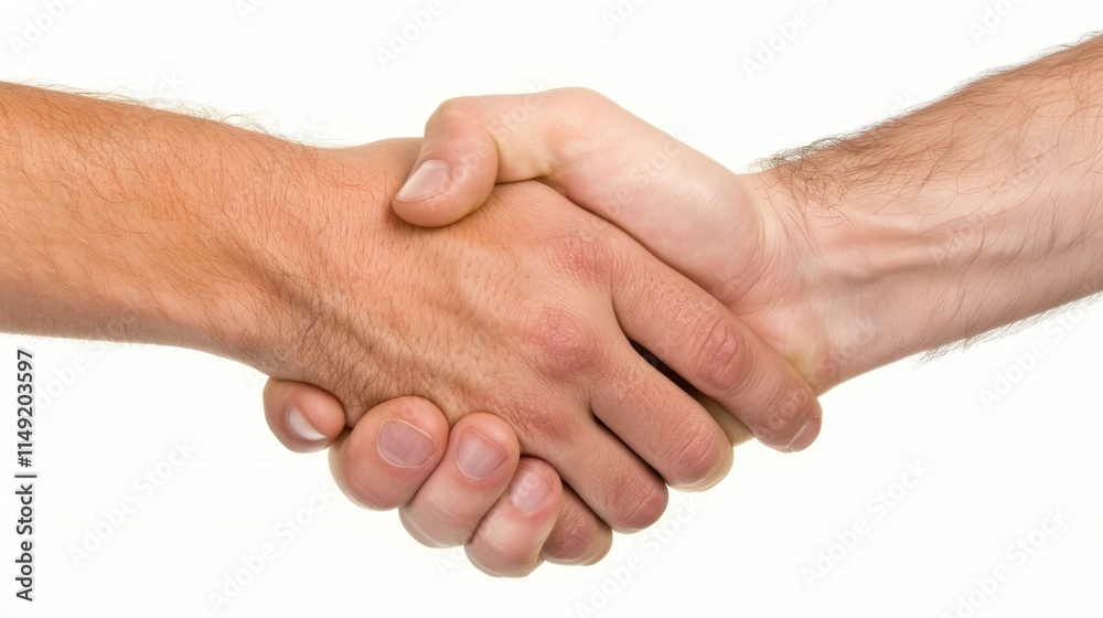 A closeup of two colleagues shaking hands, symbolizing trust, teamwork, and mutual respect in a business setting. A closeup of two colleagues shaking hands, symbolizing trust, teamwork, and mutual respect in a business setting.