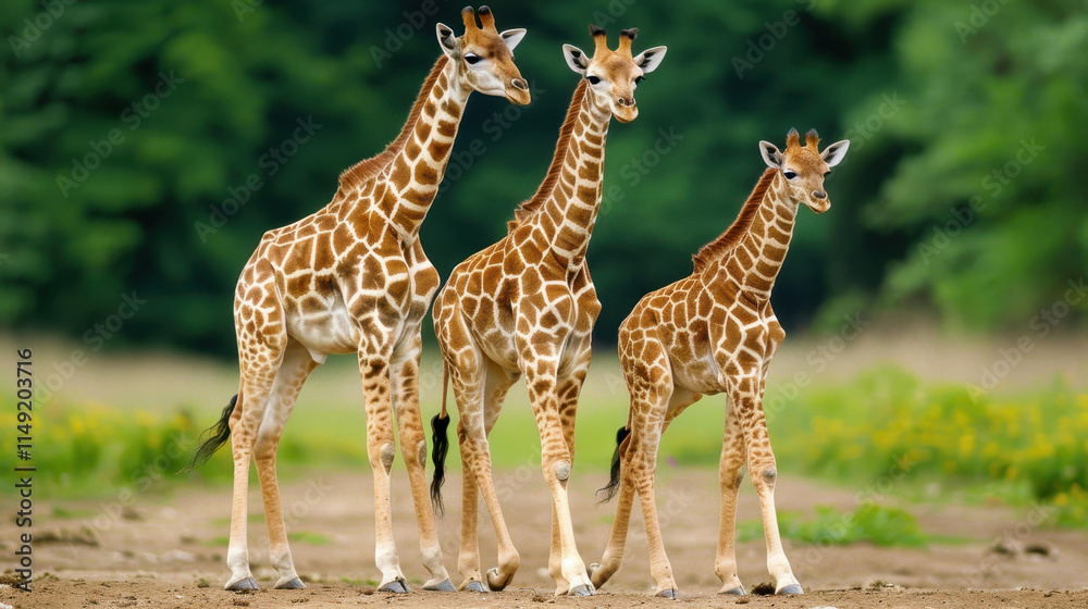 Giraffes stroll through the aviary, captivating visitors with their grace at the local zoo, a treat for wildlife lovers. Giraffes stroll through the aviary, captivating visitors with their grace at the local zoo, a treat for wildlife lovers.