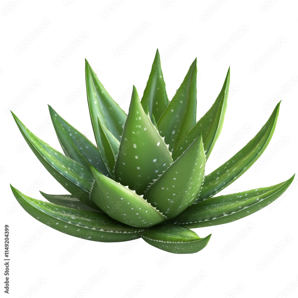 Realistic 3D Aloe Vera Plant Realistic 3D Aloe Vera Plant