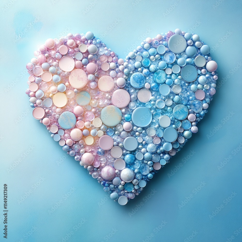 Last Circle Gradient Heart Design Last Circle Gradient Heart Design