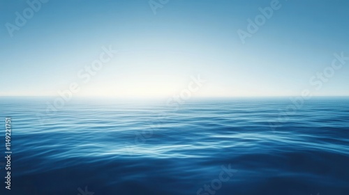 Wallpaper Mural Serene Ocean Surface Calm Blue Water Under a Clear Sky - Stunning Nature Background Torontodigital.ca