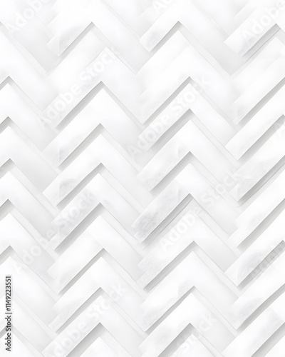 Off-White Herringbone Angular Pattern