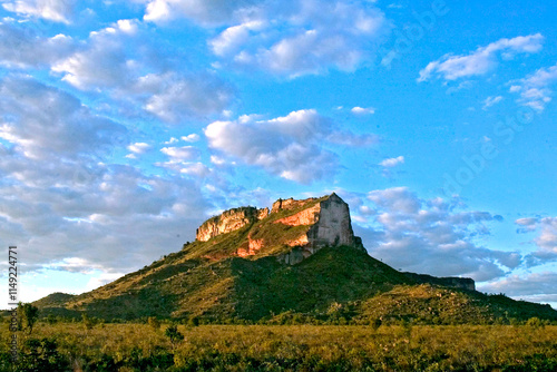 Serra da Catedral no Parque Estadual do Jalapão. Tocantins.