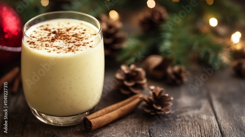 Cozy Christmas Eggnog: Festive Holiday Drink Recipe photo