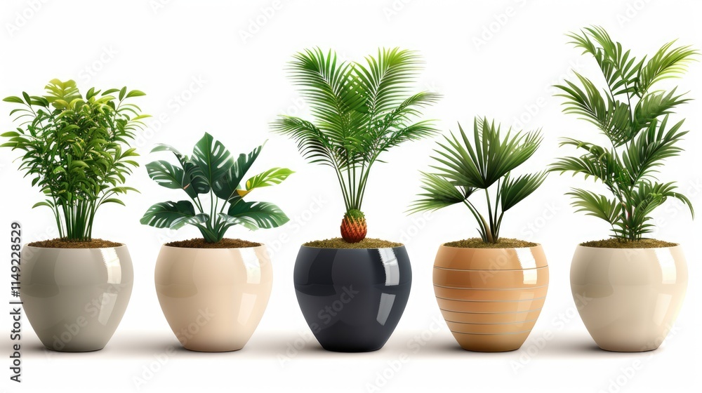 Fototapeta premium retro vintage vase and plants pots