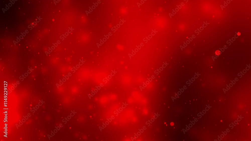 Luxury black and red abstract backround with particles dust, suitable for backgrounds, textures, and design elements for artistic projects and digital art. looping animation background.
