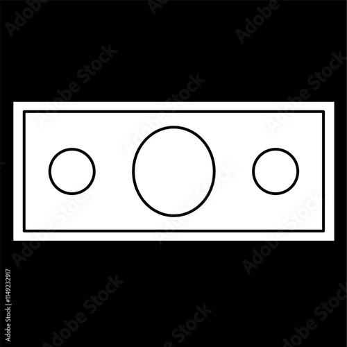 Money icon design, paper money cash vector illustration, money clip art black and white, money clip art, dollar bill image
