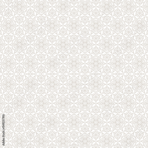 Abstract seamless arabian style pattern vector background