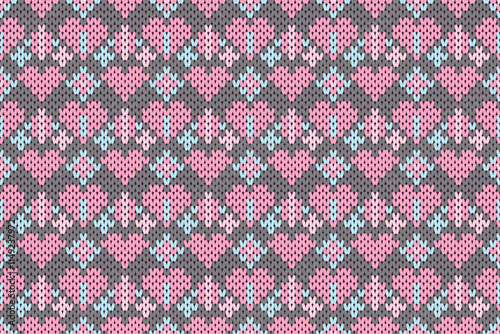 seamless pattern of knitting texture for the background of the postcards, invitations, wallpapers, banners and fabric pattern.