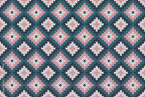 seamless pattern of knitting texture for the background of the postcards, invitations, wallpapers, banners and fabric pattern.