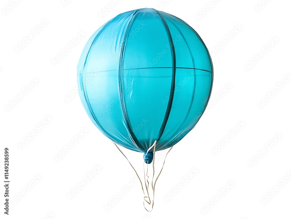 Obraz premium aqua balloon on white background