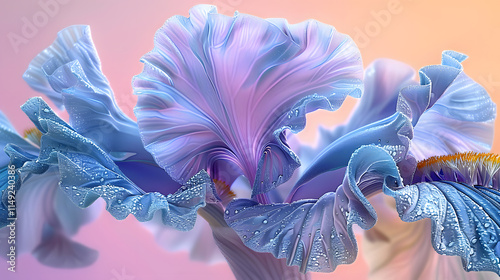 Magical Fantasy Flower Landscape Design with Glowing Light – Elegant and Dreamlike Floral, Artistic Concepts, Wall Art, Digital Art, Greeting Cards, Branding, Social Media, Packaging, Invitations