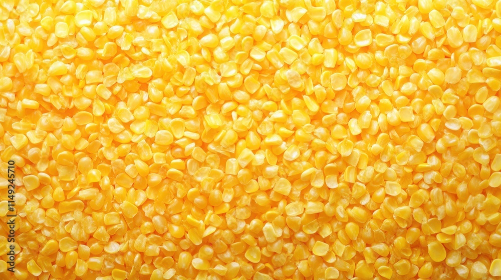 High-Resolution Close-up of Golden Yellow Corn Kernels, Dried Maize Texture Background High-Resolution Close-up of Golden Yellow Corn Kernels, Dried Maize Texture Background
