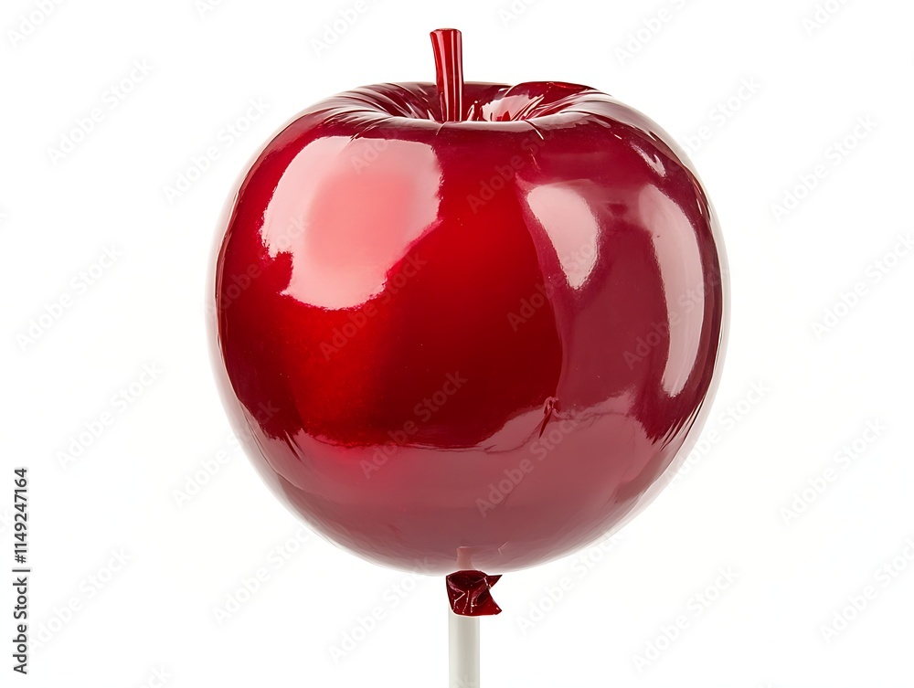 Obraz premium balloon candy apple red isolated on white