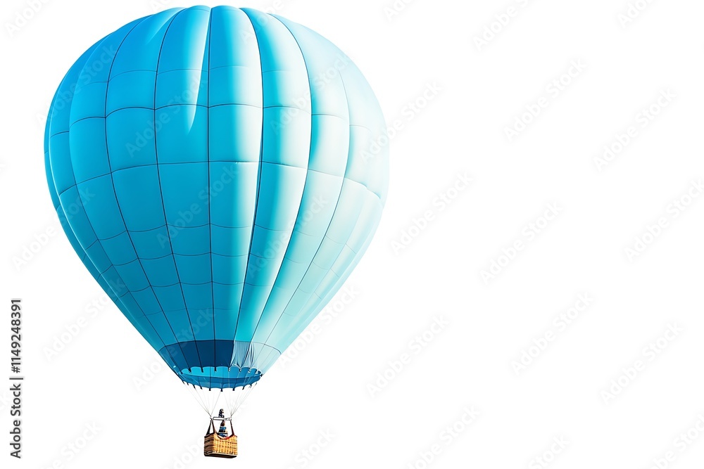 Fototapeta premium Lime yellow balloon isolated on white background