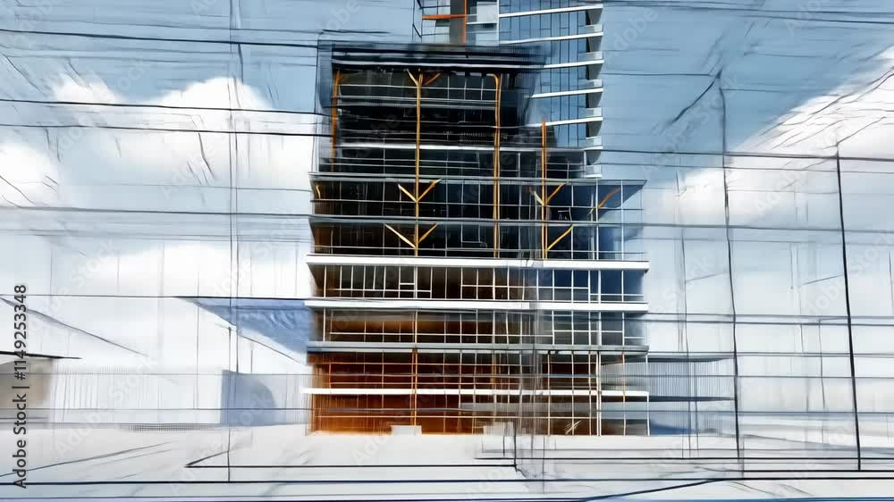 blueprint of building