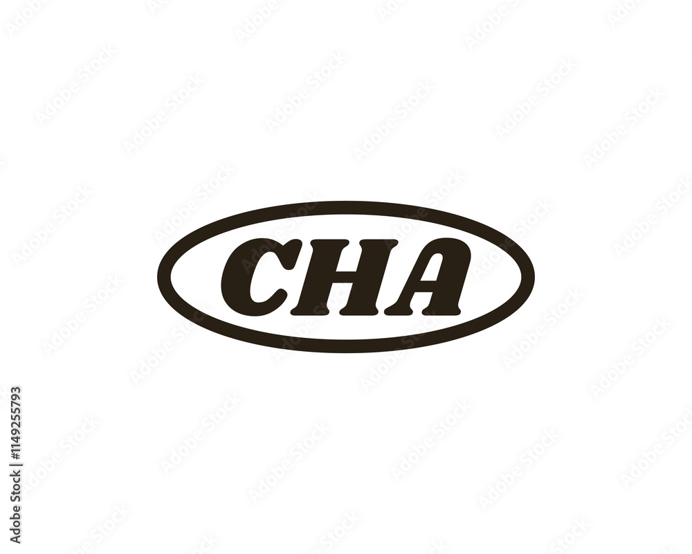 CHA logo design vector template. CHA CHA logo design vector template. CHA