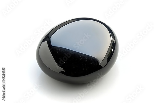 stone hematite isolated on white