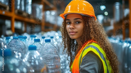 Worker in Industrial Environment photo