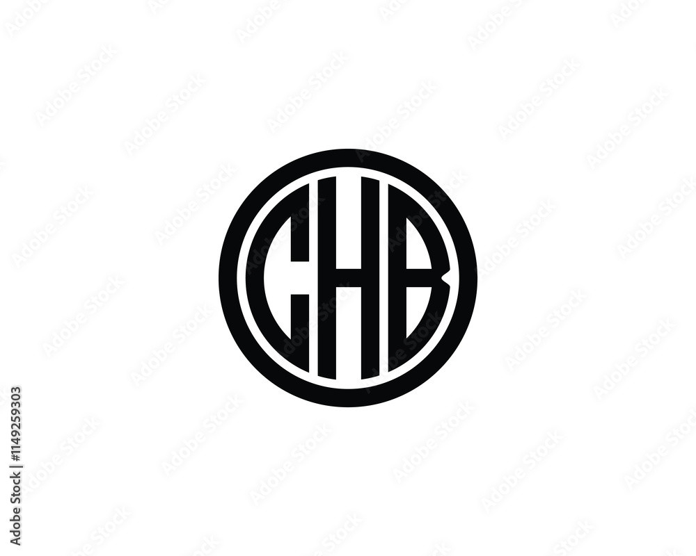 Obraz premium CHB logo design vector template. CHB