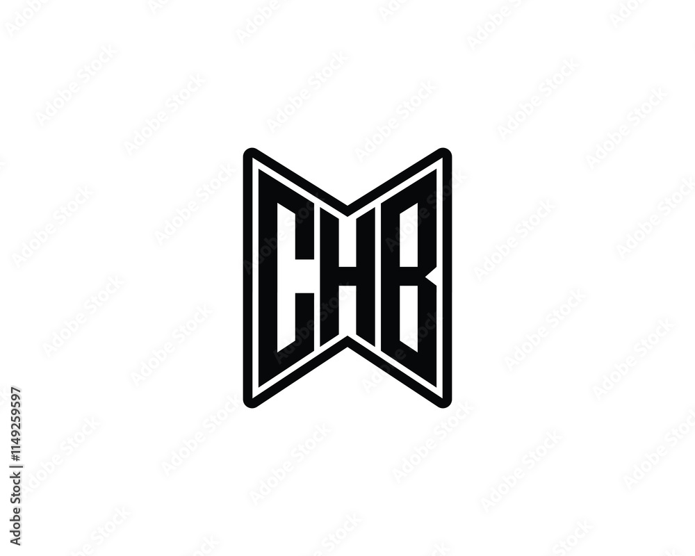 CHB logo design vector template. CHB CHB logo design vector template. CHB