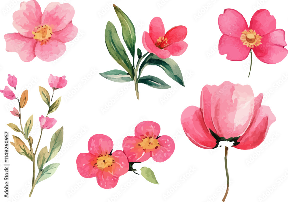 Fototapeta premium bouquet of pink flowers
