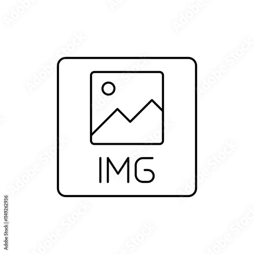 Image Outline Icon to insert an image