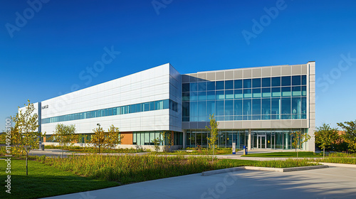 Modern hospital isolation ward exterior showcasing advanced medical facilities and compassionate care, emphasizing the importance of health infrastructure in safeguarding public well-being.