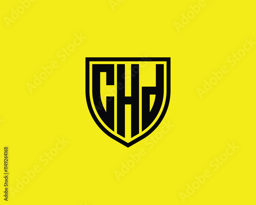 CHD logo design vector template. CHD