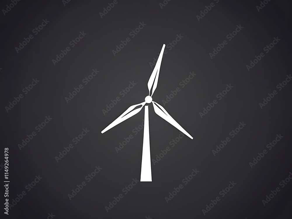 wind turbines on black wind turbines on black