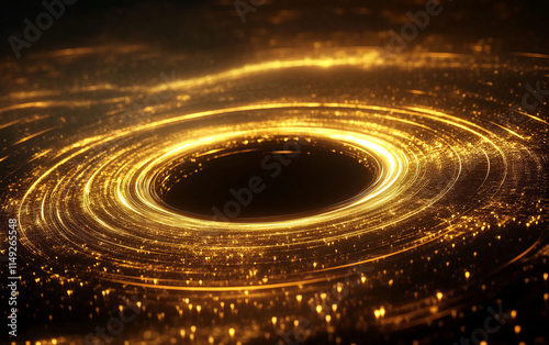 abstract background with rings