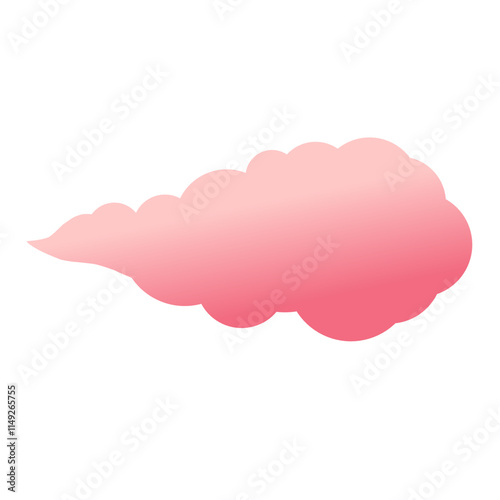 Pink Gradient Cloud Sunset