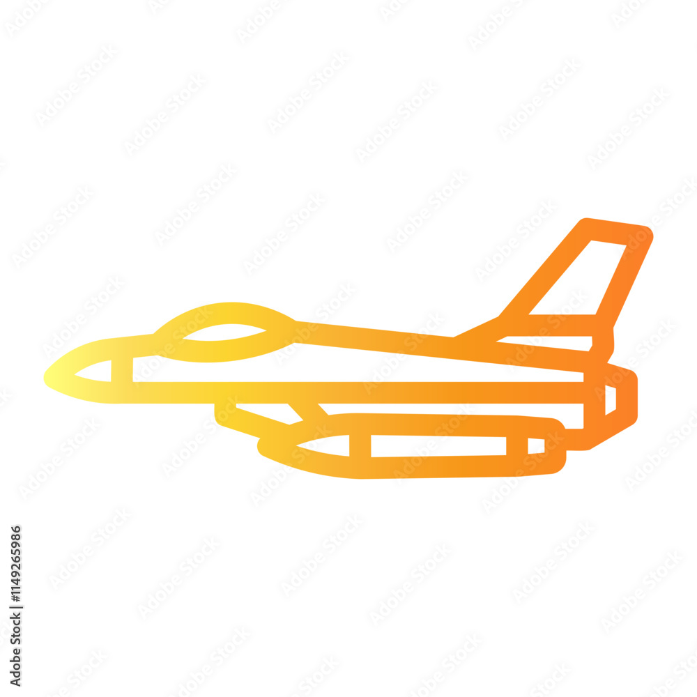 fighter jet icon