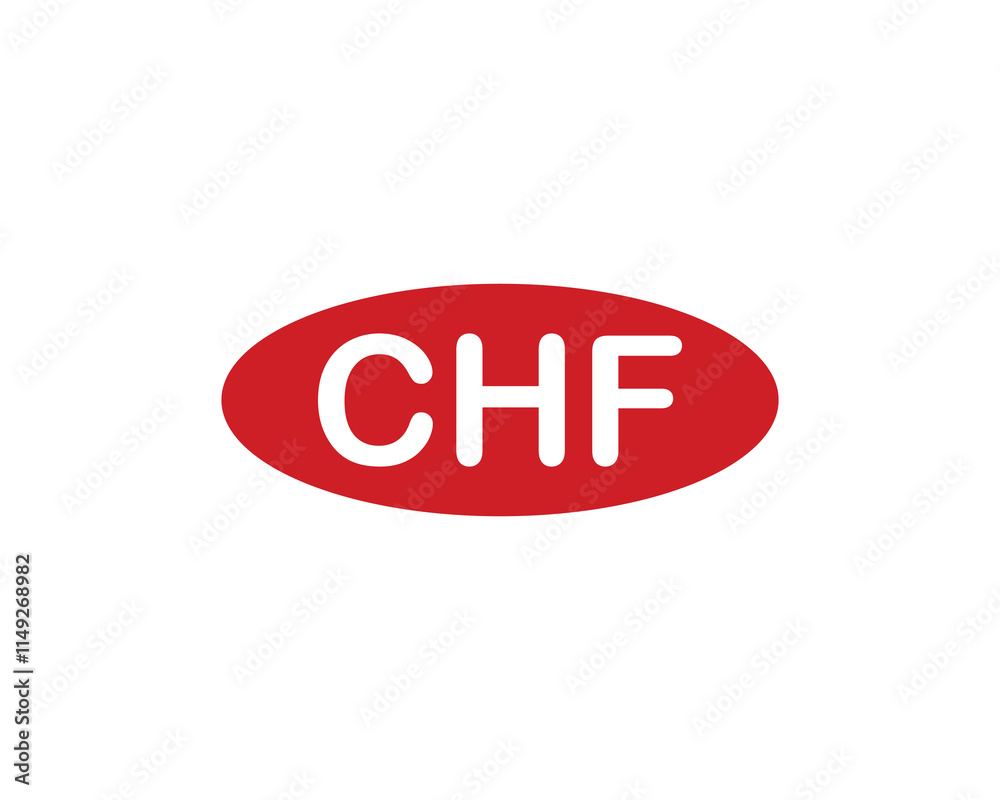 CHF Logo design vector template. CHF CHF Logo design vector template. CHF