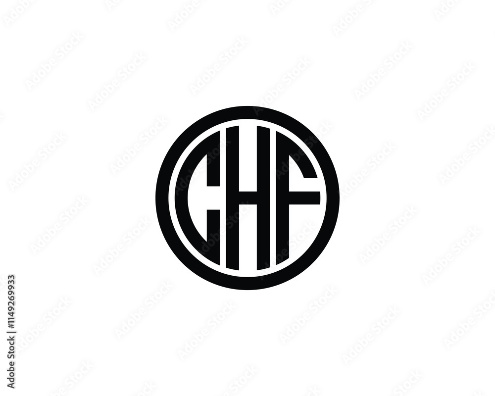 CHF Logo design vector template. CHF CHF Logo design vector template. CHF