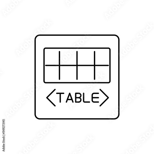 List Outline Icon to indicate list elements