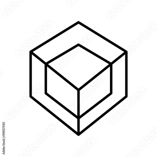 3d line icon