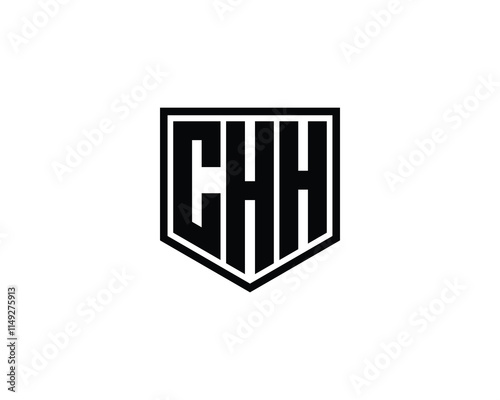 CHH Logo design vector template. CHH