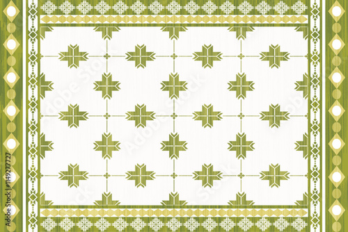 Boho geometric ornaments. Seamless vector pattern.